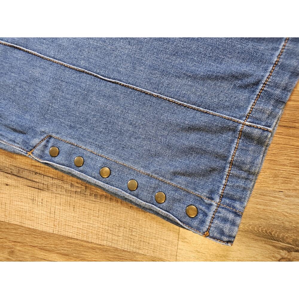 Anthropologie Pilcro Wide Leg Cropped Denim Jeans Women's Size 25 - Picture 2 of 7